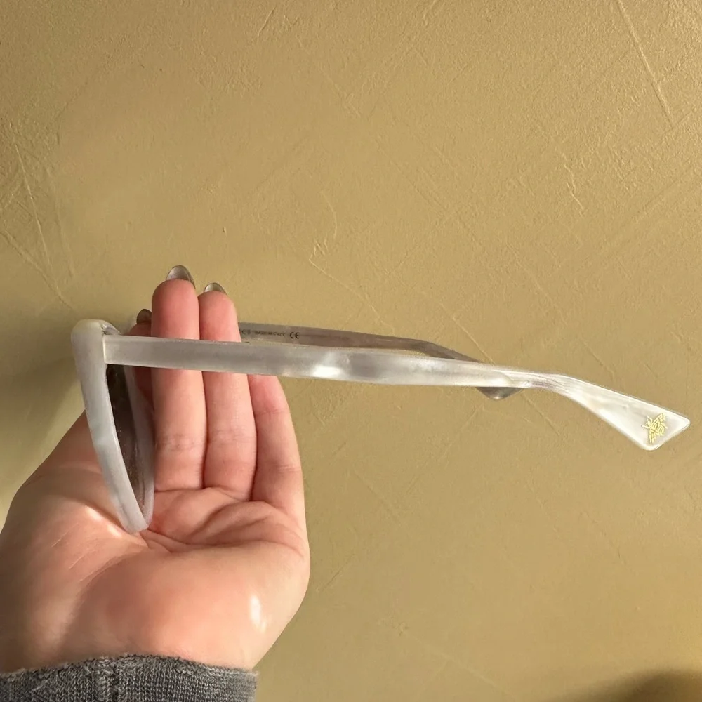 Gucci White Marble Sunglasses - Picture 9 of 14
